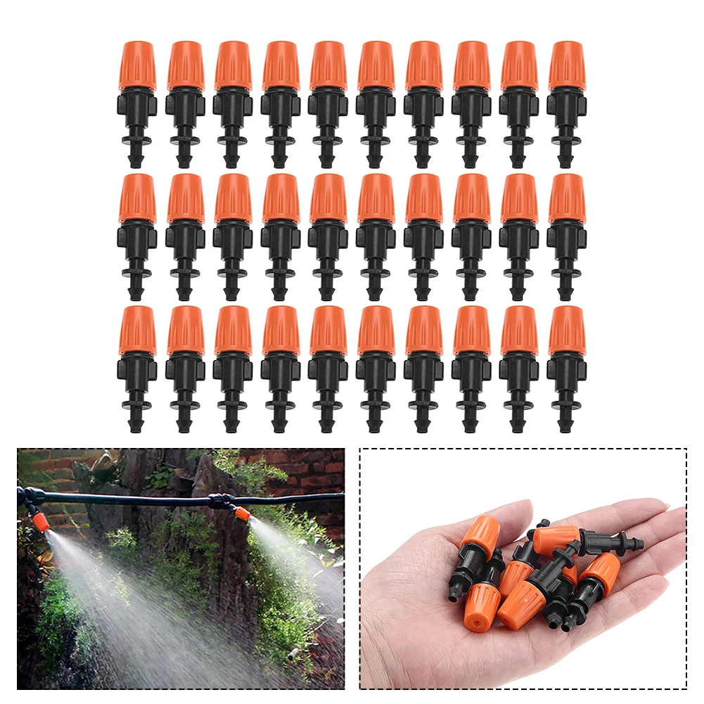 

50 Adjustable Atomization Nozzles Perfect for Gardening Cooling Solutions and Humidification with Customizable Spray Intensity