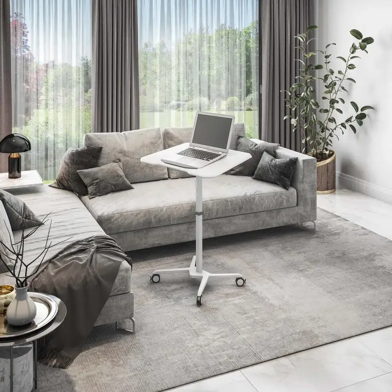 حامل كمبيوتر محمول متنقل قابل لضبط الارتفاع مع سطح قابل للإمالة، تصميم الجلوس على الوقوف، محطة عمل محمولة للاستخدام المنزلي أو المكتبي #1