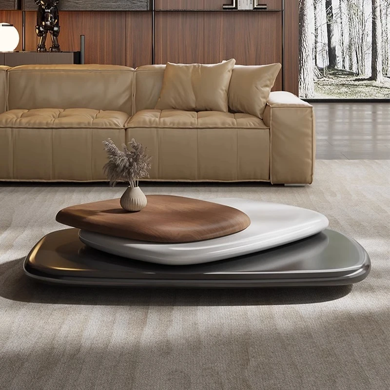 

Revolving coffee table villa suspended large apartment tea table