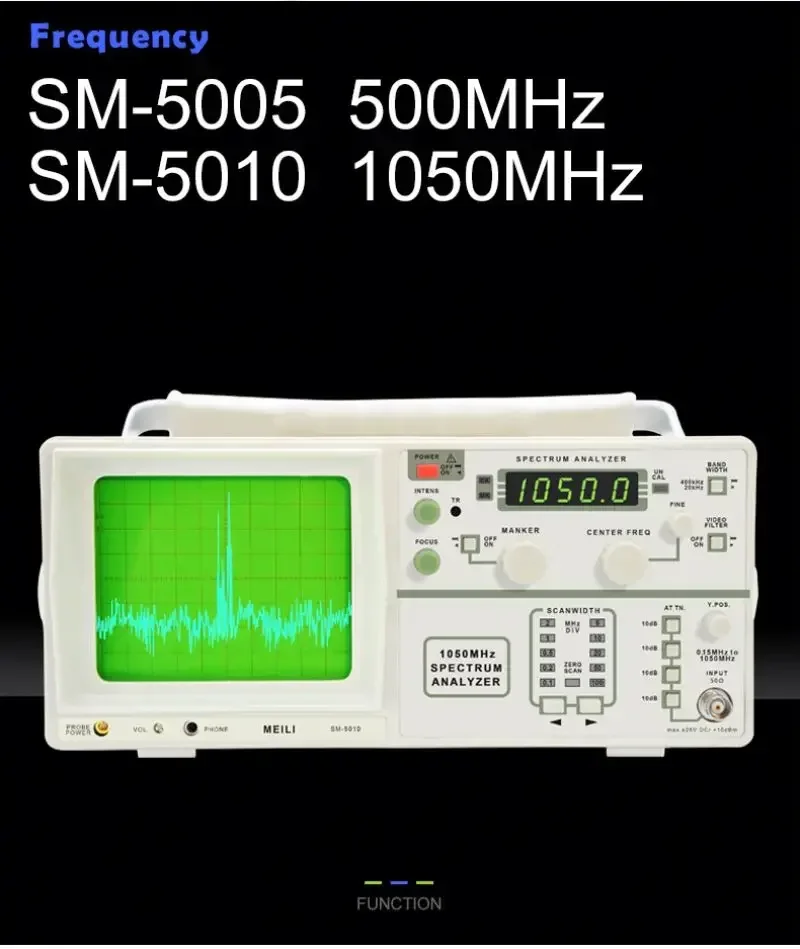 1GHz Analogue Spectrumn  Lab Use 1050MHz RF Spectrum Analyzer SM-5010