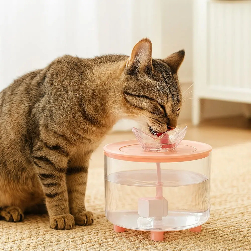 

Практичный автоматический фонтан для кошек, электрический малошумный диспенсер для воды, автоматический фильтр с питанием от USB, поилка для собак, фильтр для воды