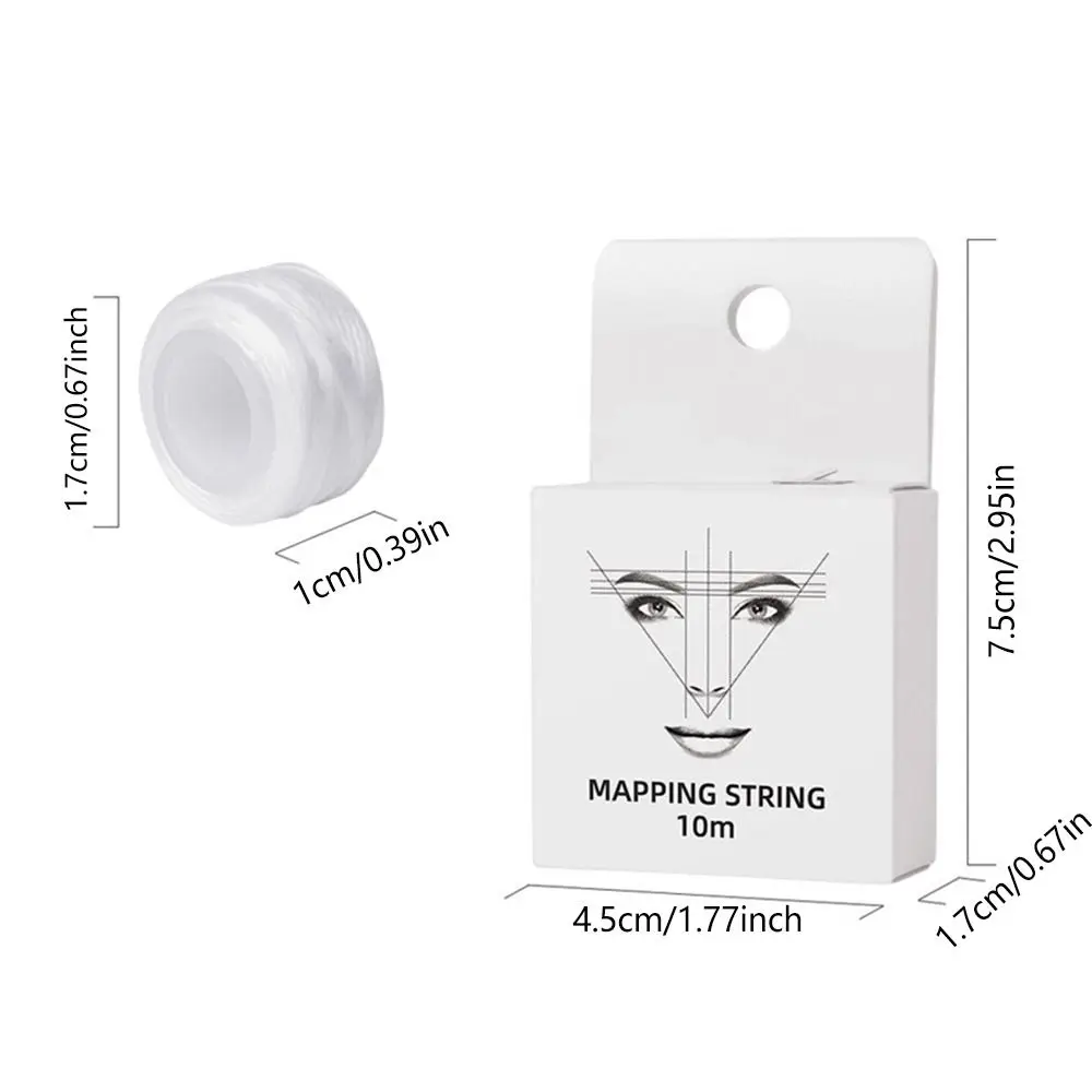 Measure Tool Tattoo Eyebrow Dyeing Linen Thread Pigment String Eyebrow Positioning Line Mapping Pre-ink String Tattoo Thread