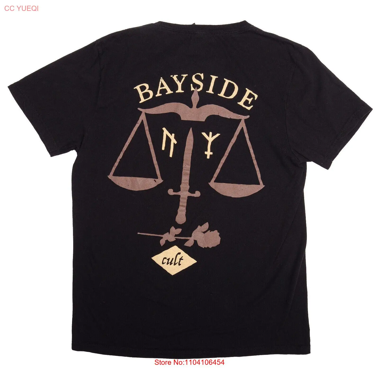 Bayside Band Cult Scales of Justice T-Shirt Unisex Size Medium Emo Pop Punk