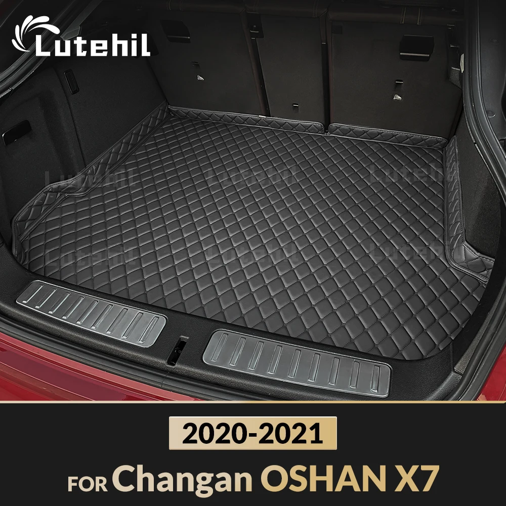 Car Trunk Mat For Changan OSHAN X7 2020 2021 Custom  Protection Mats Accessories Autos Pads