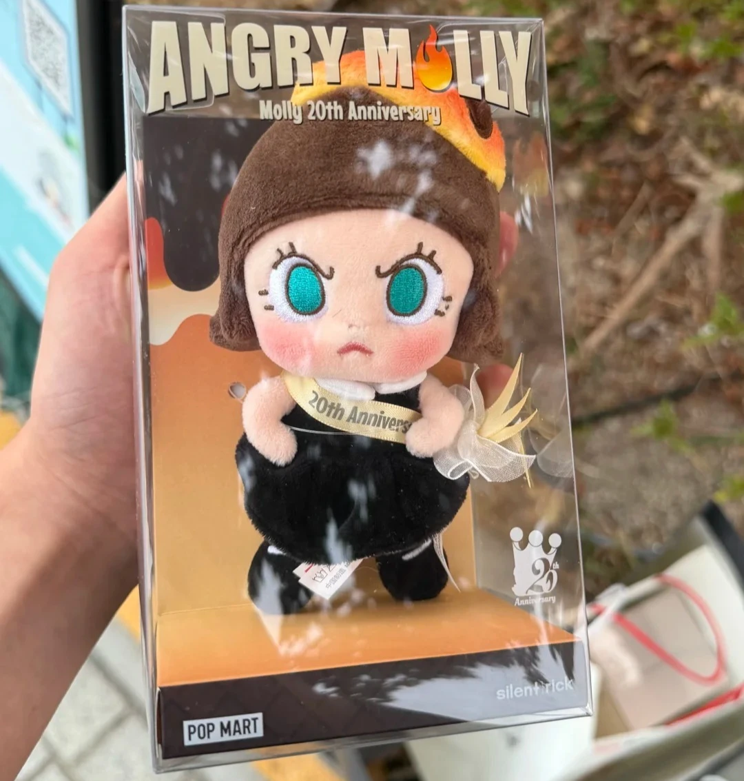 

Genuine POP MART Angry Molly 20th Anniversary Edition LITTLE PAINTER MEGA ROYAL MOLLY 100% K Party Series Doll Cute Desktop Toy