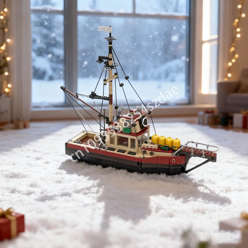 

1235pcs MOC Jaws The Orca Creator Experted Model Building Blocks Toy Assemble DIY Creative Idea Christmas Gift Brick Birthday