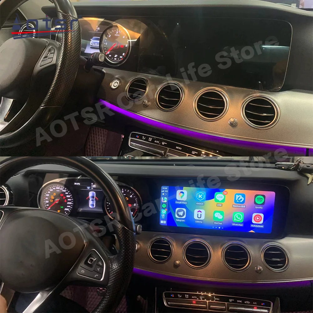 Multimedia Receiver Android 12 Player For Mercedes Benz W213 2016 2017 2018 2019 GPS Navigation Car Radio Bluetooth Head Unit