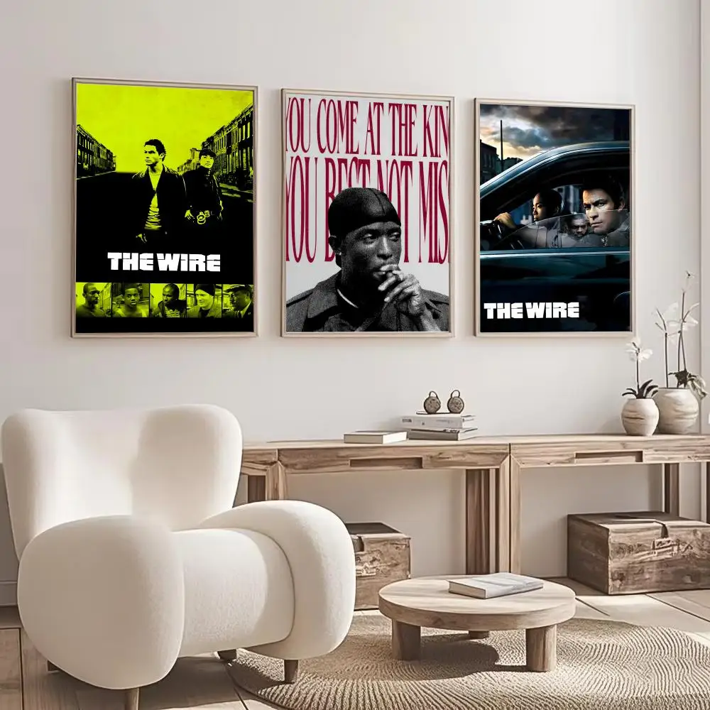 TV T-The Wire Poster Wall Art Print, Aesthetic Room Decor, Modern Home Decor, Removable Print