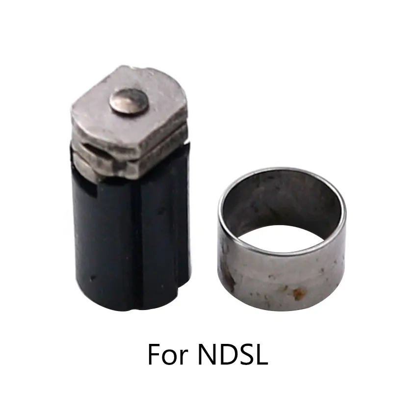 YuXi For GBA SP For NDSL NDSi XL Rotating Shaft Spindle Hinge Metal Ring Replacement For New 3DS XL LL Axis Sleeve Lamp Post