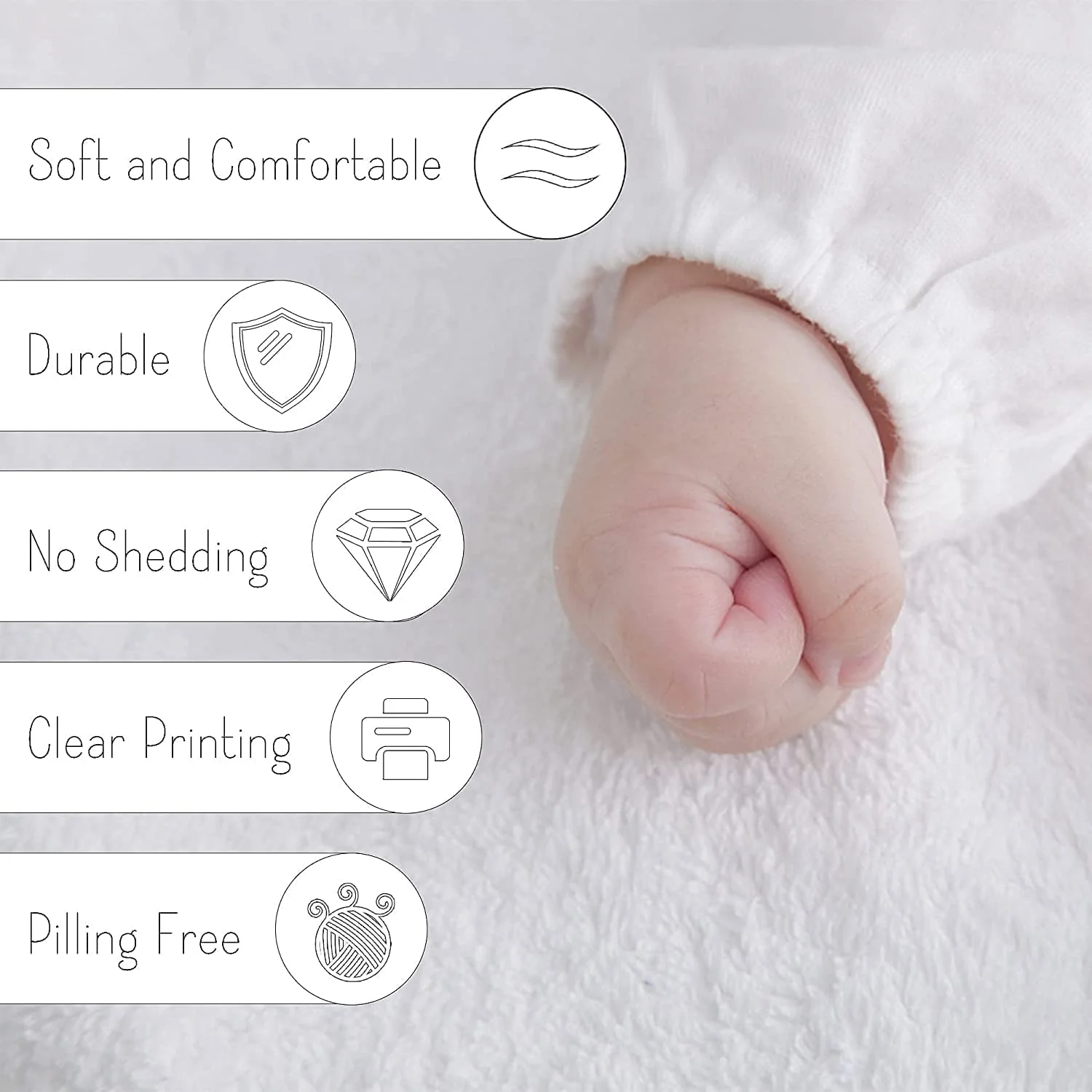 Manta de Hitos para Bebés Gemelos VIKAMA, Manta de Fotografía Conmemorativa Personalizada y Divertida, Regalo de Recuerdo para Baby Shower