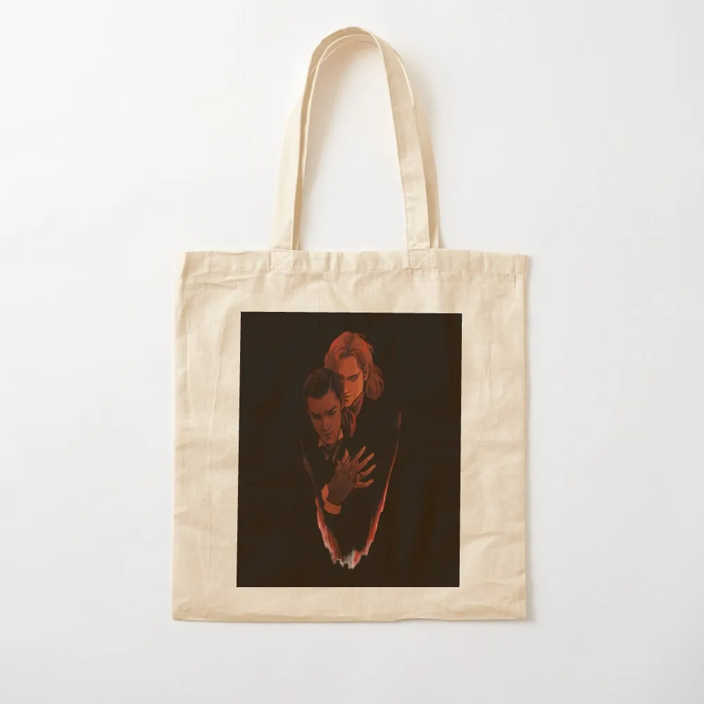 Louis and Lestat from Interview with the vampire Tote Bag custom bags woman shopping bag eco bag folding