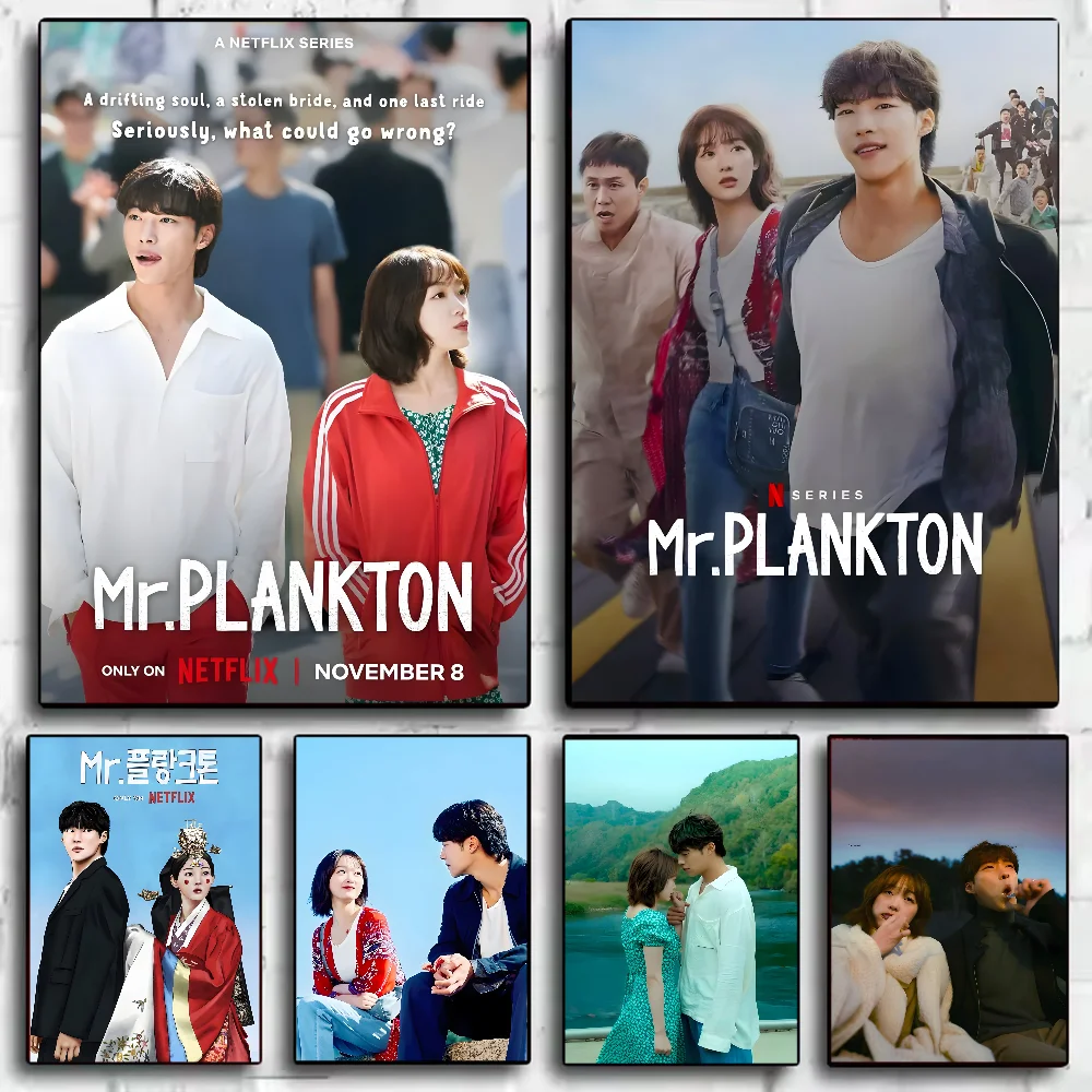 Popular Korean Dramas Mr.Plankton Poster HD art sticky wall waterproof home living room bedroom bar aesthetic decoration