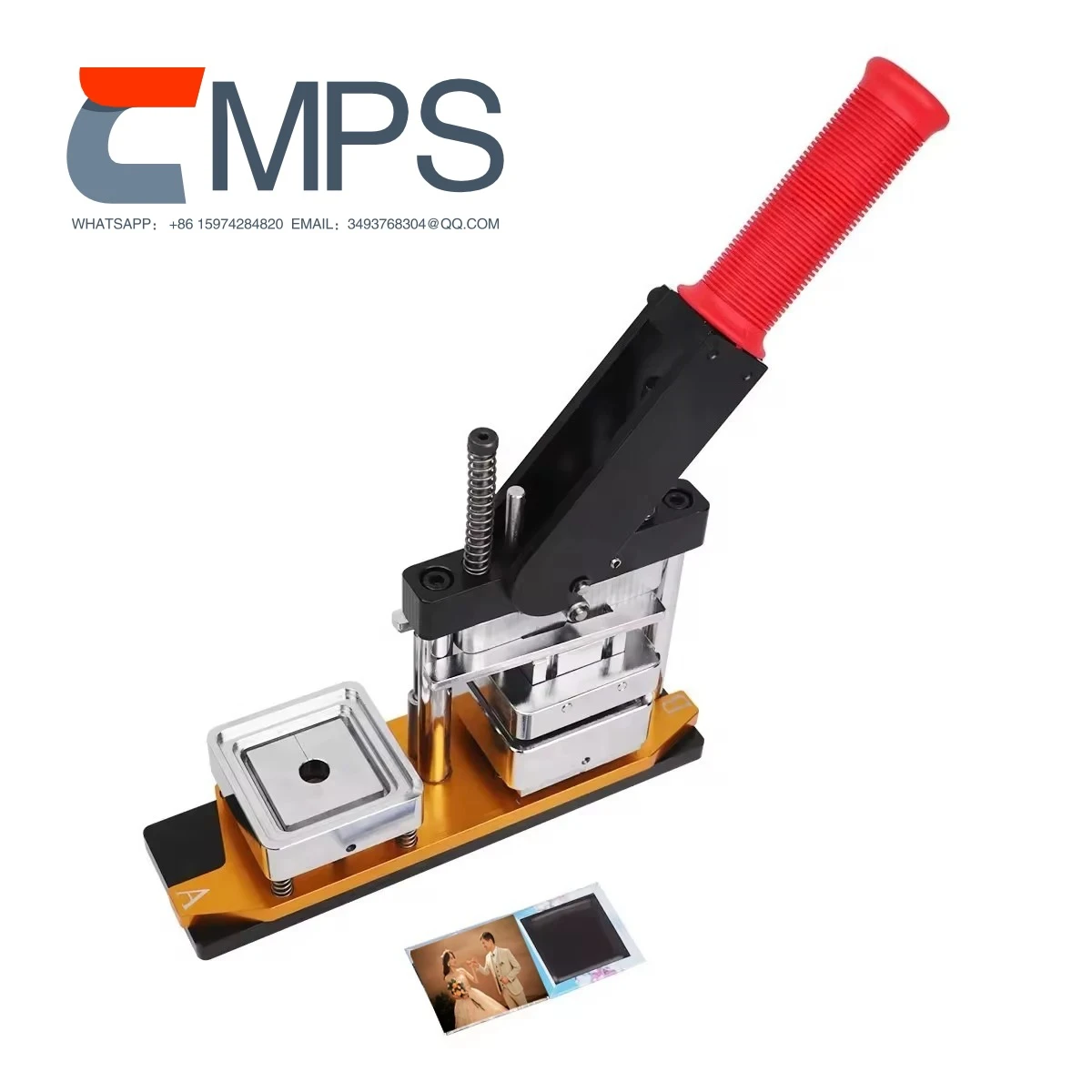 

Custom DIY Square Metal Photo Fridge Magnet Kit Manual Button Badge Making Machine For Industrial & Hotel Use