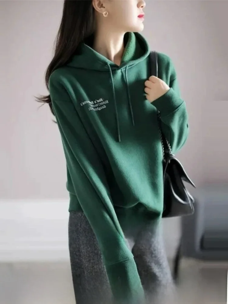 

Женская свободная толстовка с длинными рукавами на молнии, весна-осень, с завязками, прямого кроя, удобная, цветная