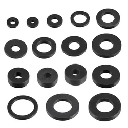 20Pcs 3mm-30mm ID Rubber Grommet Flat Rubber Ring Sealing Gaskets Plumbing Faucet Washers Seal Accessories O-Ring Hose Gasket