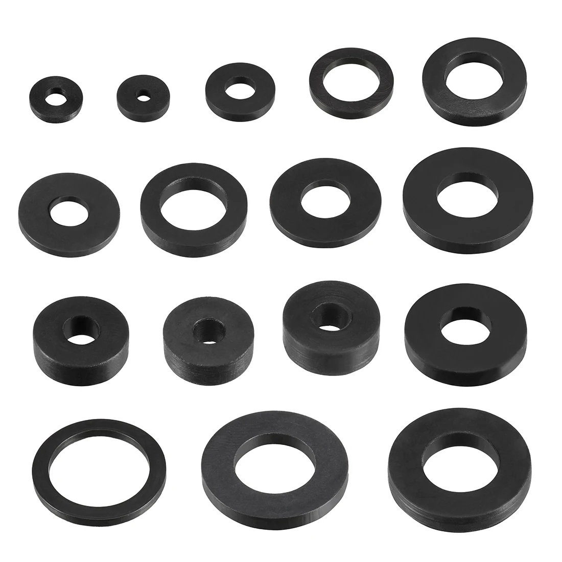 20 sztuk 3mm-30mm ID gumowa przelotka płaski gumowy pierścień uszczelniający uszczelki hydraulika kran podkładki uszczelki akcesoria o-ring uszczelka węża