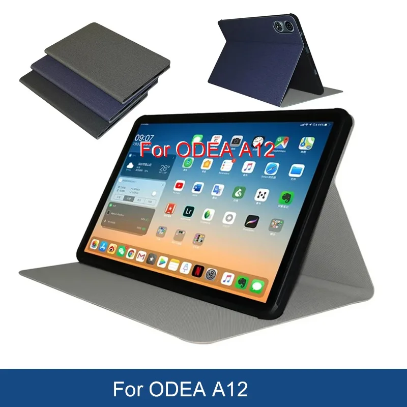 Flip Book Cover Funda For Odea A12 Android 14 Tablets 12