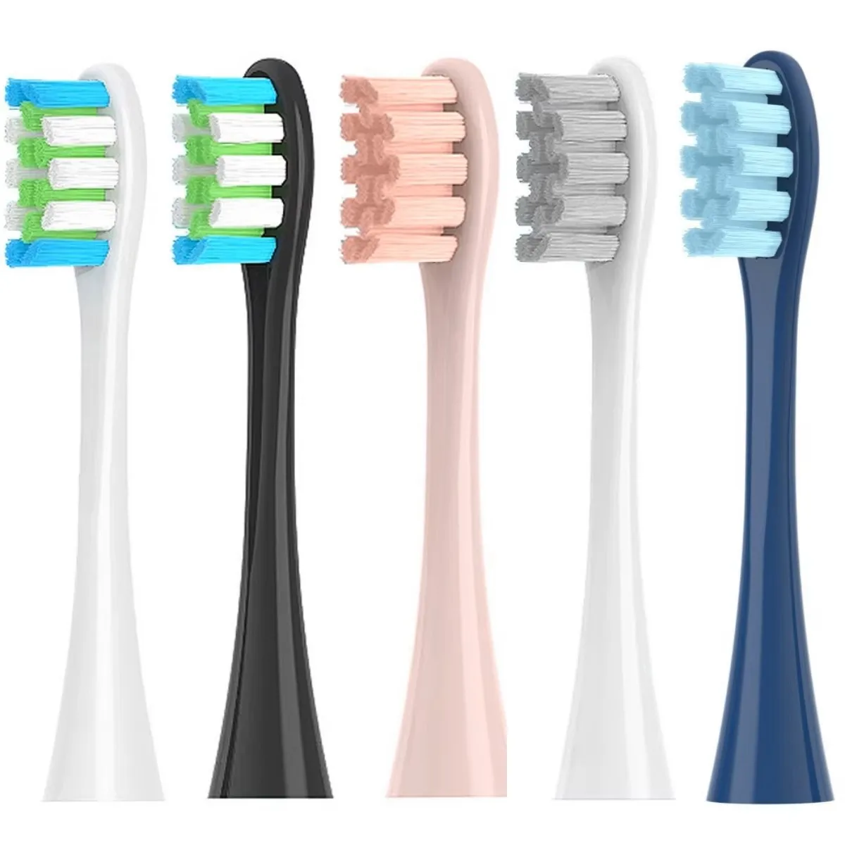 

5Pcs/Pack Electric Toothbrush Rreplacement Heads for Oclean All Models x pro Elite, X, X Pro,Flow,F1,Air 2.With Hygienic Caps