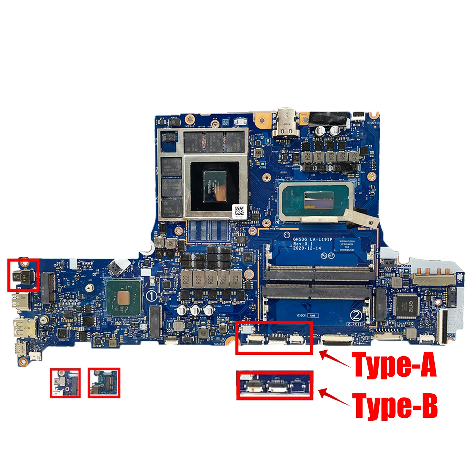 LA-L191P Mainboard Für Acer 300 PT315-53 Laptop Motherboard Mit I5 I7 I9 11th Gen CPU RTX3060-6G RTX3070-8G 100% test