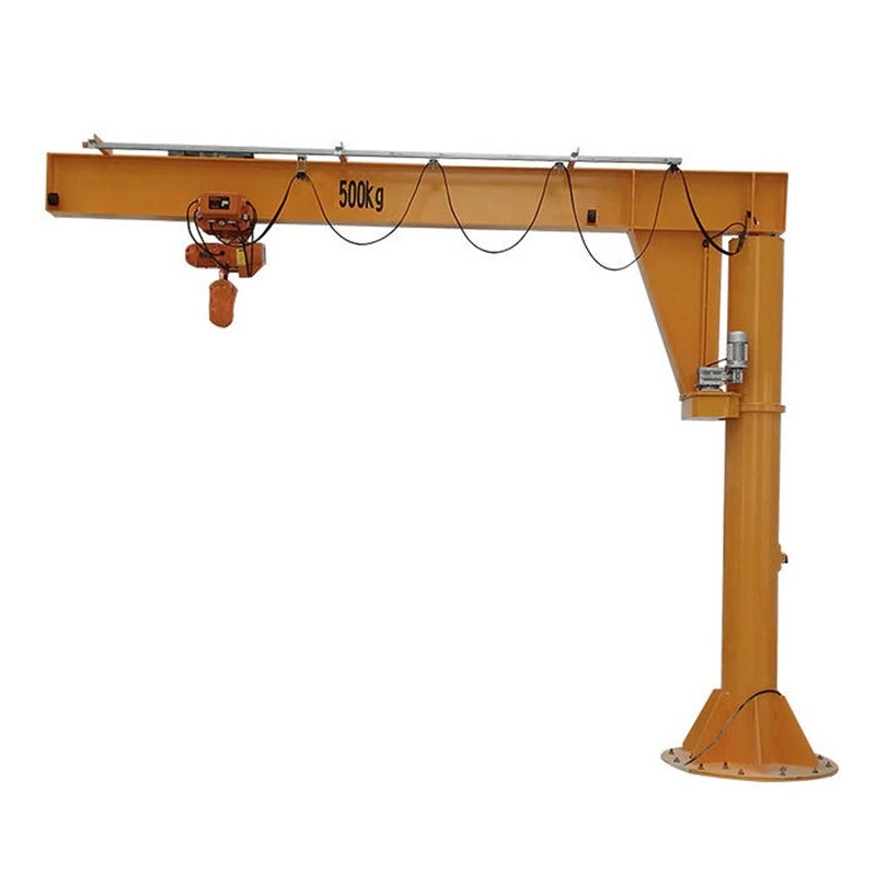 5 tons cantilever crane 360 degree rotating single arm crane indoor and outdoor loading and unloading cargo 2 tons cantilever