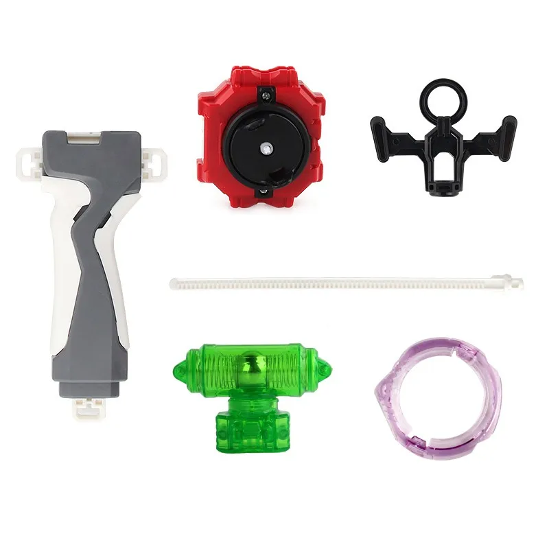 Random Styles Grip Ripcord Launcher Weighter Frame Spinning Tops Toolbox Set