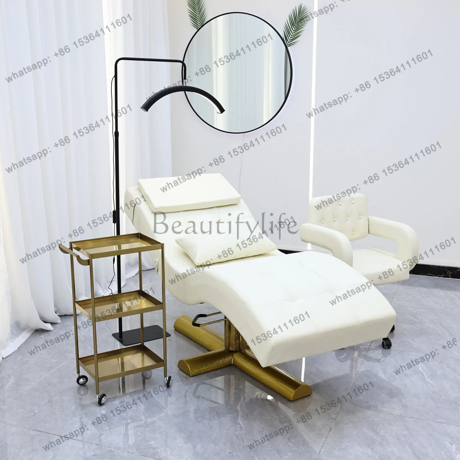 

02Beauty Care Bed, Facial Hydrotherapy Beds, Massage Table, Beauty Salon Store Commercial Furniture, Home Leisure Lounge Chair