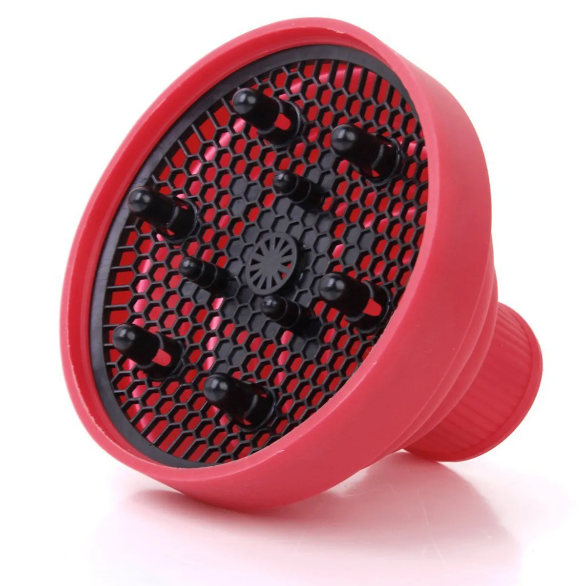 

Силиконовый диффузор для фена, складной, розовый, компактный, легкий, универсальный, для кудрявых и волнистых волос, быстрая и бережная сушка