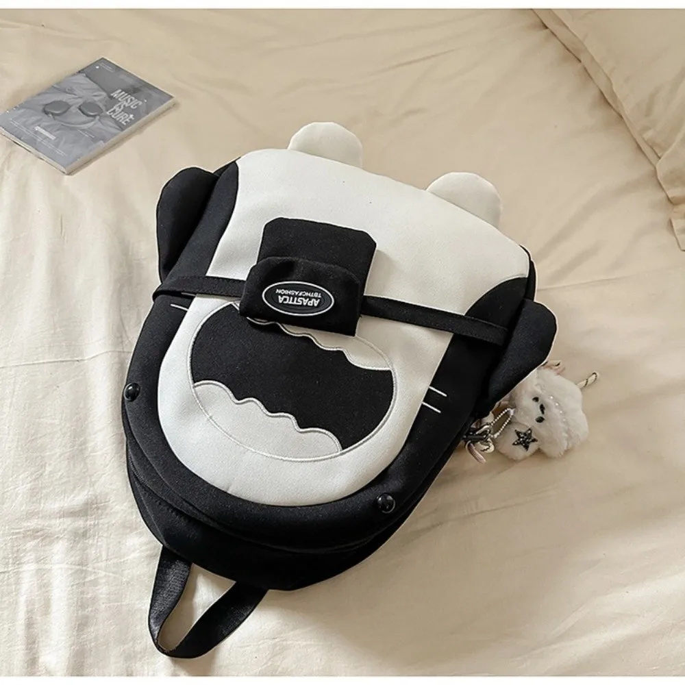 Large Capacity Cartoon Backpack Creative Unique Shark Backpack Simple Design Lightweight Student Backpack Student Life