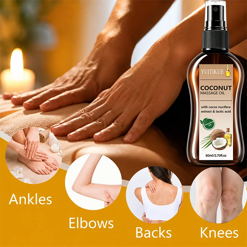 Natural Hydrating Body Massage Oil Mist Soften Dry Skin Enhance Silky Complexion Portable Full Body SPA Skin Care