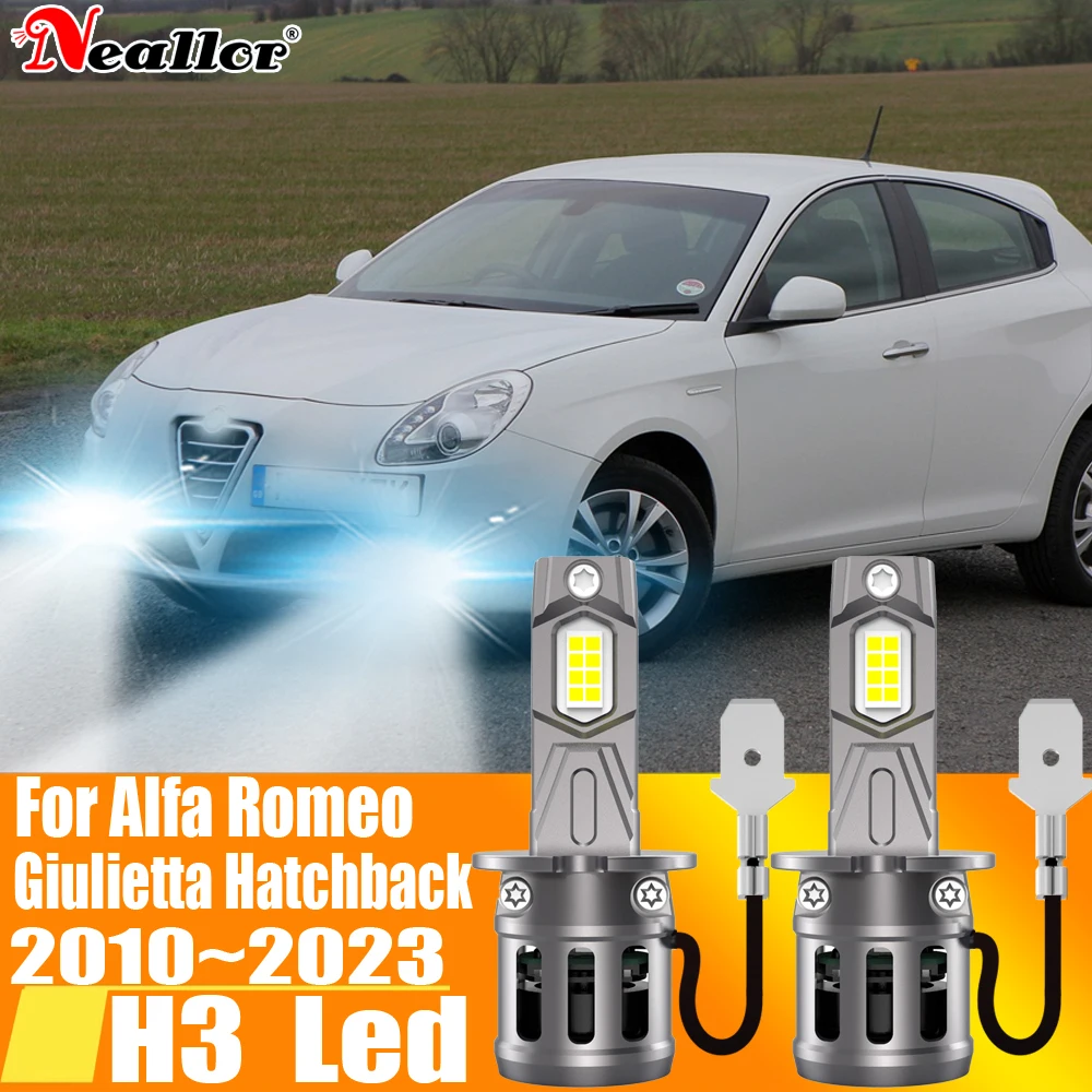 

H3 Led Fog Light Canbus Bulb Car Headlight High Power Auto Diode Driving Running Lamp 12V 55W For Alfa Romeo Giulietta 2010~2023