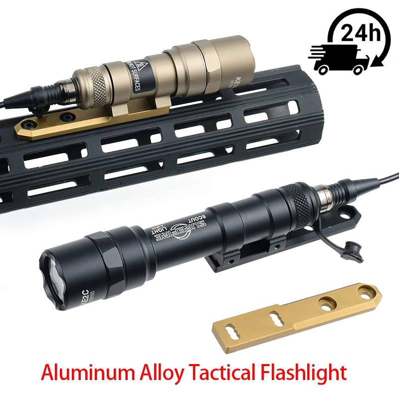 Surefire Tactical M600 M300 Airsoft Flashlight Scout Light Lite Switch Lamp LED Outdoor Game Toy Lamp