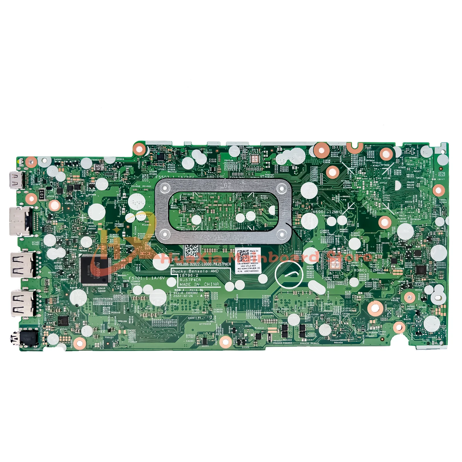 18796-2 Mainboard For Dell Inspiron 15 5585 14 5485 Laptop Motherboard R3 R5 R7 3th Gen UMA