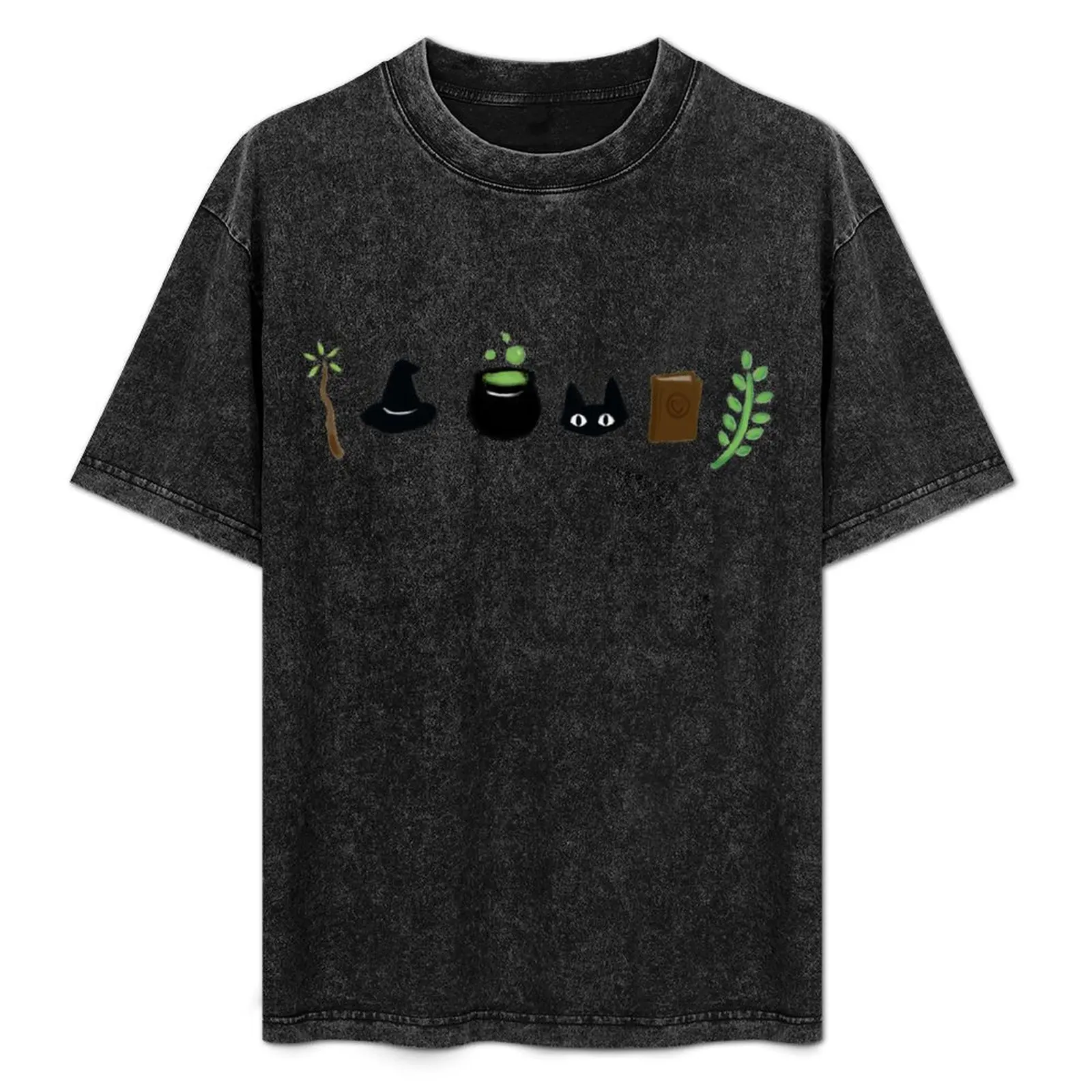 Witch Kit T-Shirt summer top cute tops clothes for men