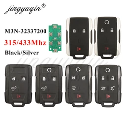 jingyuqin M3N-32337200 433MHz Remote Pickup Car Key for Chevrolet Suburban Tahoe Silverado fit GMC Canyon #13577765 Control Fob