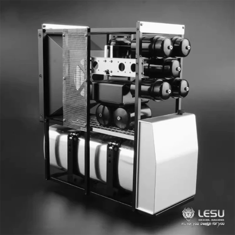 1/14 Testa di traino G-6016 Rack per attrezzature di simulazione Accessorio per carichi pesanti Modello di modifica Tamagaya LESU