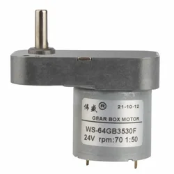 Right Angle DC Deceleration Gear Motor 12V 24V 520/3530 DIY Display Rack With Brush Low-speed Motor