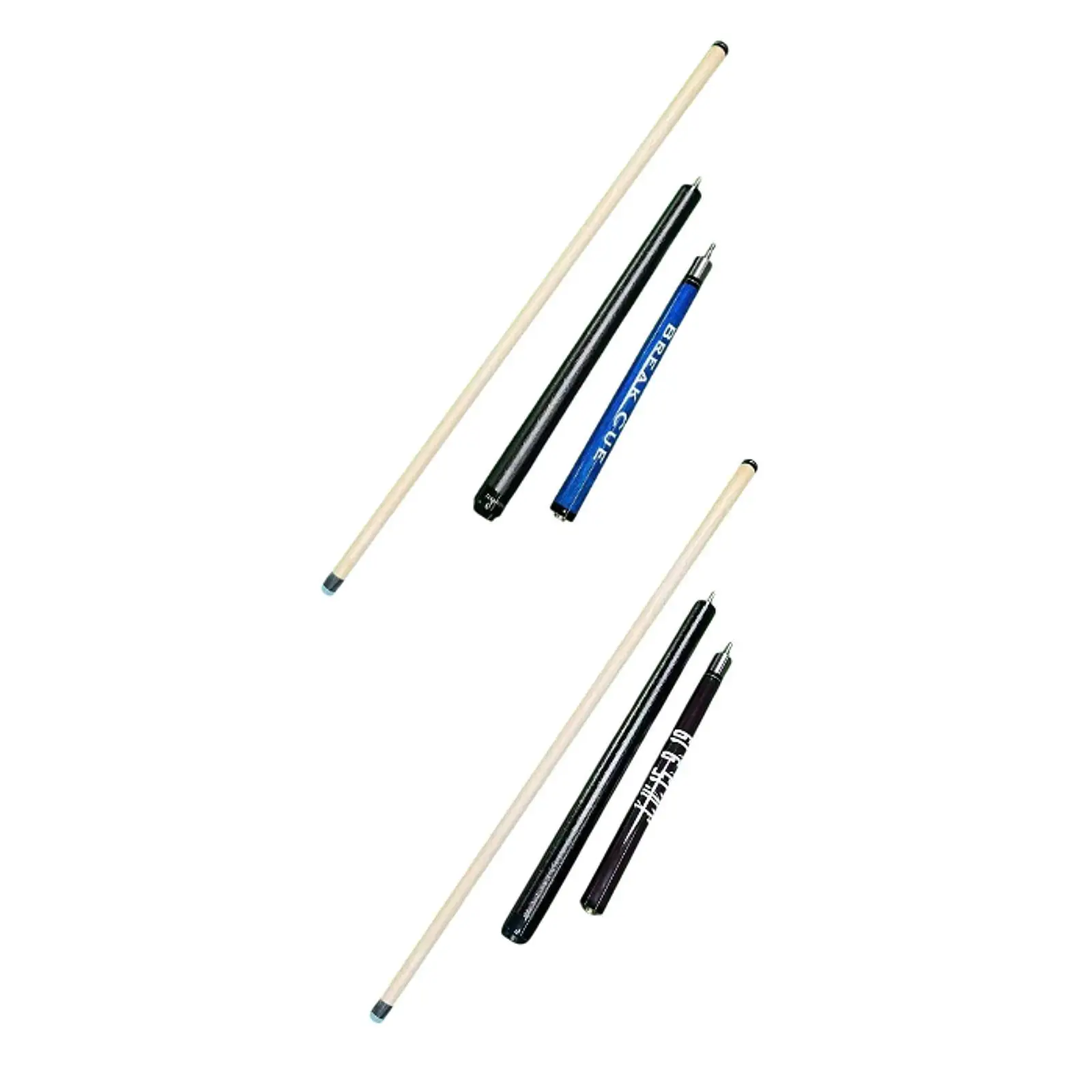 

Wooden Pool Cue 145cm Professional Training Billiard Stick Three Piece for Jump Break and Travel Supplies