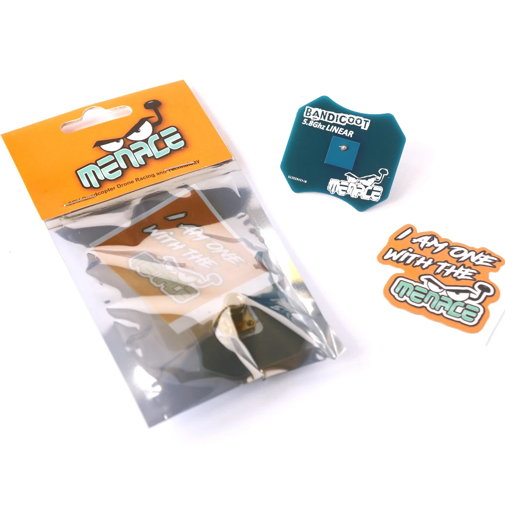 MenaceRC Bandicoot 5.8GHz Linear FPV Receiving Patch Antenna SMA for Fat Shark Goggles Tiny Whoop and Micro Drones