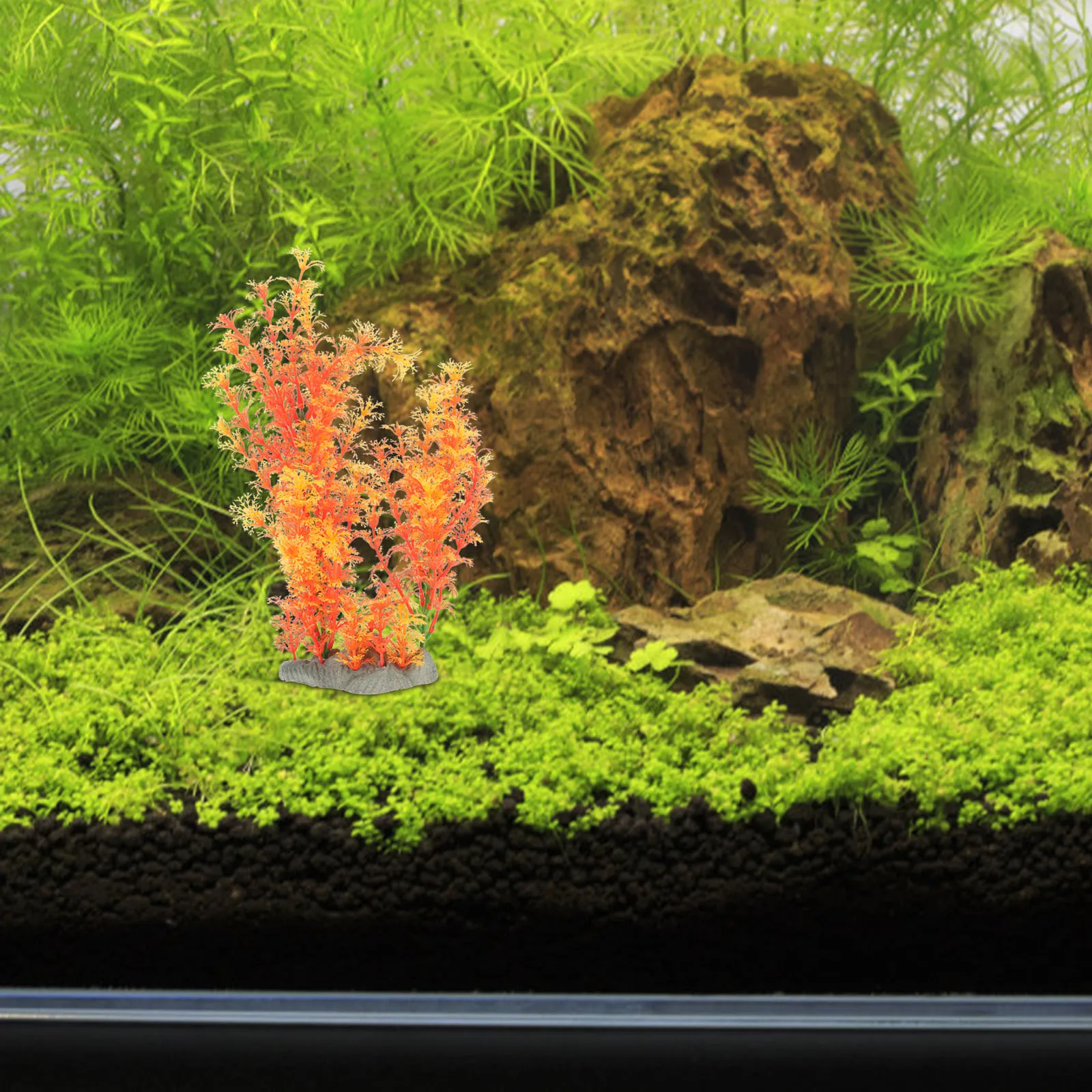

Wear Resistant Artificial Aquarium Grass Creative Tank Plant DIY Desktop Decorative Plant for Fish Tank DIY Aquarium Grass