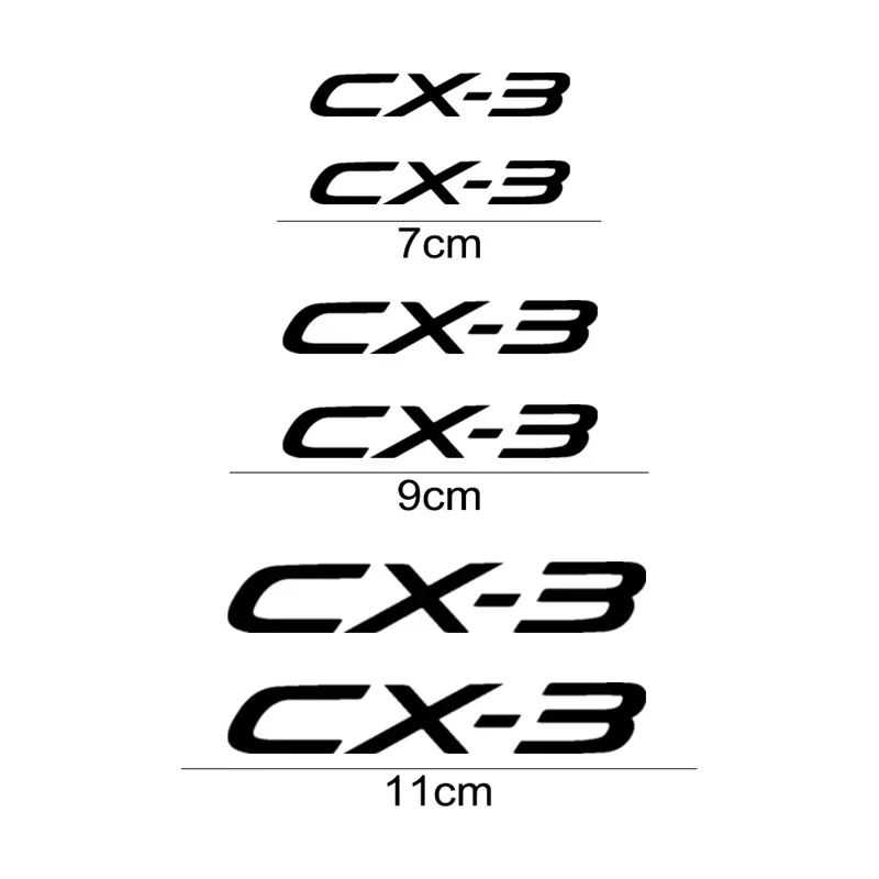 6 قطعة لمازدا CX-3 CX3 شعار مقاوم للماء الفينيل سيارة الفرامل الفرجار ملصق الديكور شخصية عجلة الشارات اكسسوارات #5