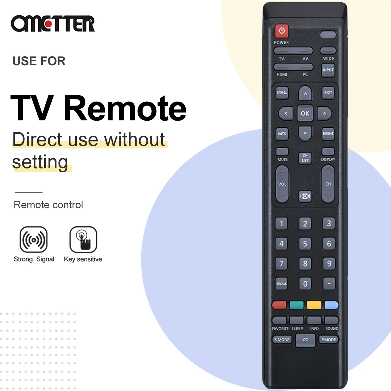RC-48KEY para ACER LCD TV Controle Remoto 098TR7BDYNTARD AT2055 AT2355 AT1930 AT1931 AT1925 AT3247