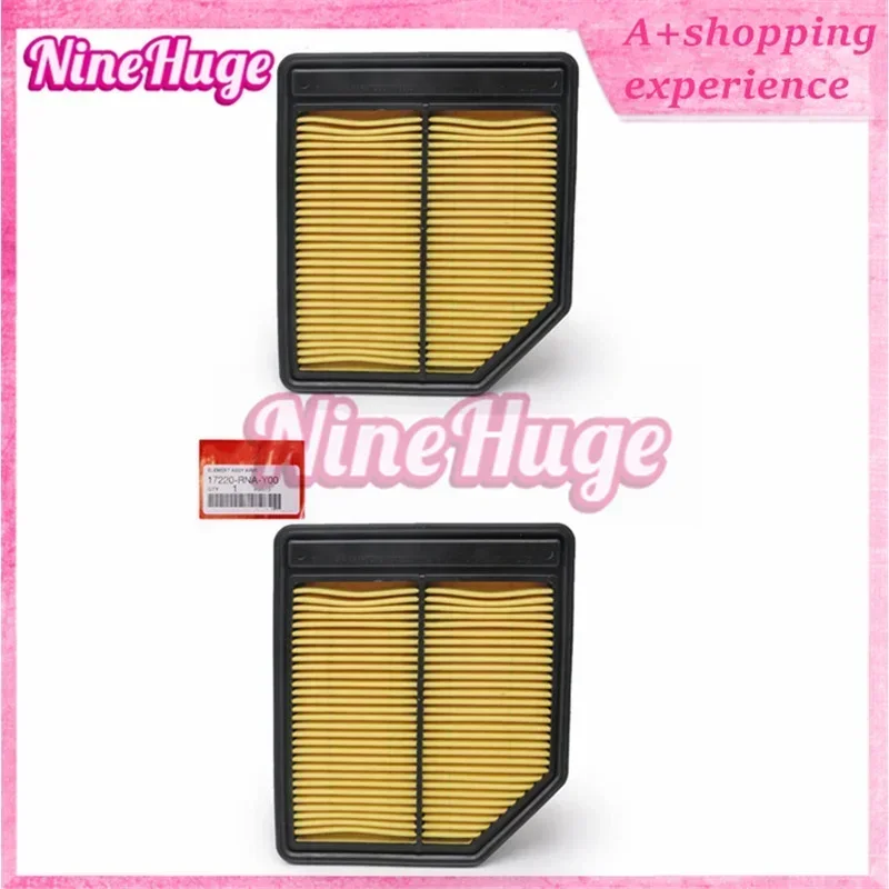 2X لهوندا سيفيك 8Th الجيل 2006-2011 1.6L 1.8L فلتر الهواء 17220-RNA-000 17220-RNA-A00 17220-RNA-Y00 ملحقات محرك السيارة