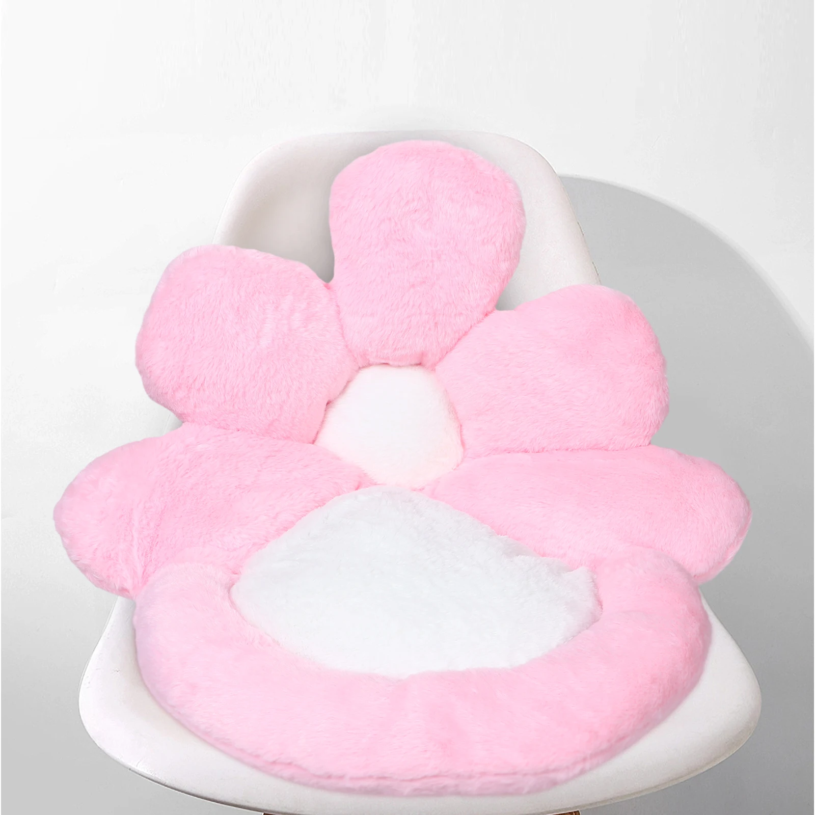 

Flower Shaped Integrated Seat Cushion Comfortable Support Non Slip Chair Pad Office Dining Kitchen Chair Cushion Removable