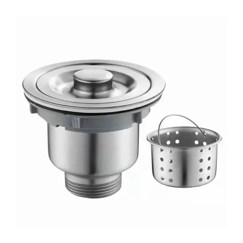 

Stainless steel kitchen accessory sink drain filter, with kitchen sink drain basket 304 stainless steel sink plug