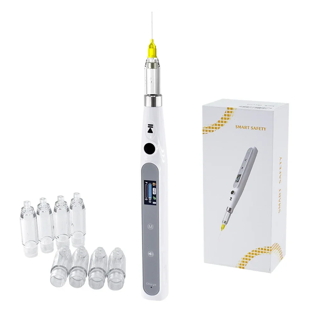 Wireless Smart Dental Anesthesia Injector LCD Display Oral Local Anesthesia Syringe Painless Pen Dentist Injection Tube Device