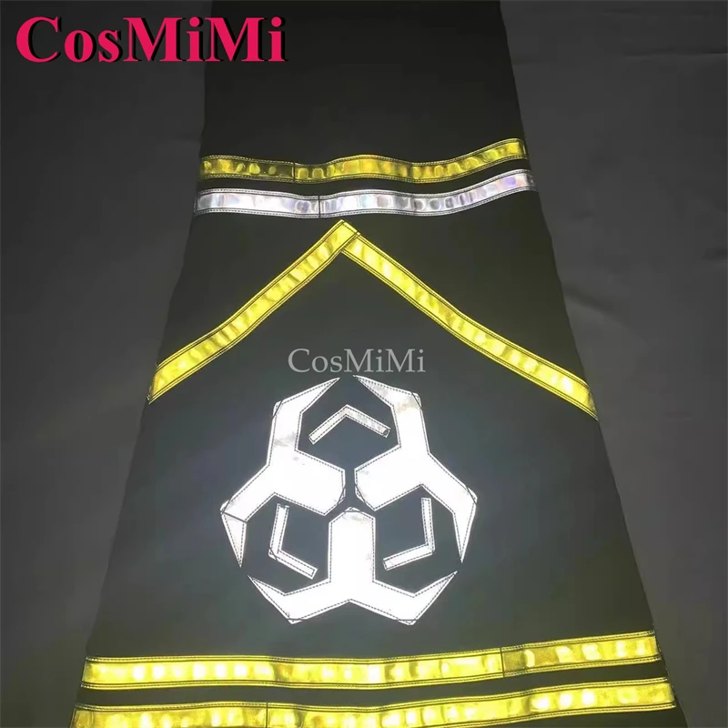 CosMiMi موضة AUS نمط شبح الرقص السراويل ملبورن شفل فات السراويل جرس قيعان مضيئة فضفاض عاكس بنطلون للجنسين