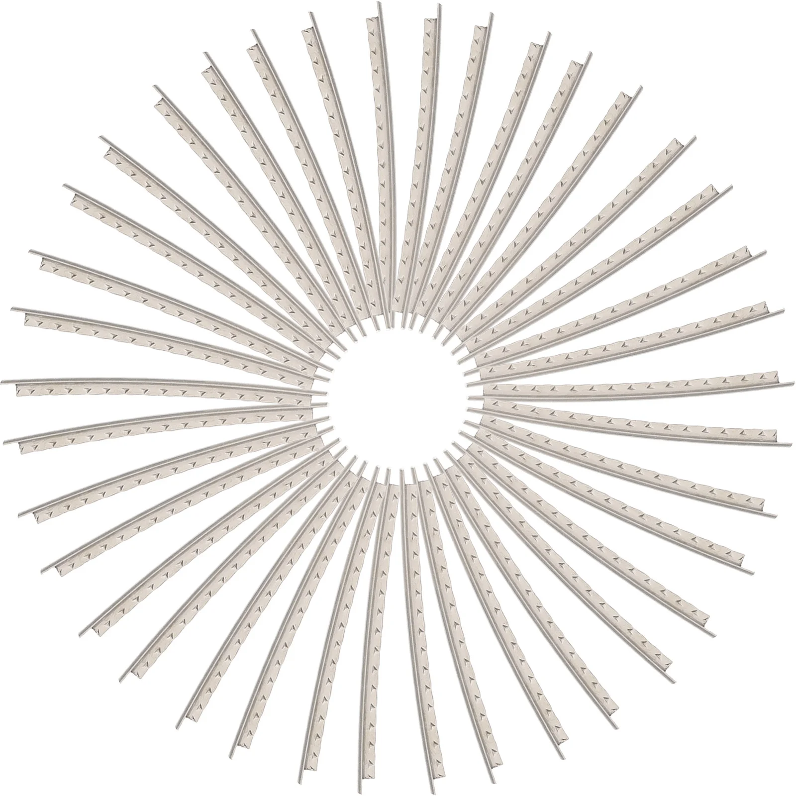 

40 Pcs Electric Guitar Part Folk Fret Accessories Fretwire Silver Fretboard Files Acoustic