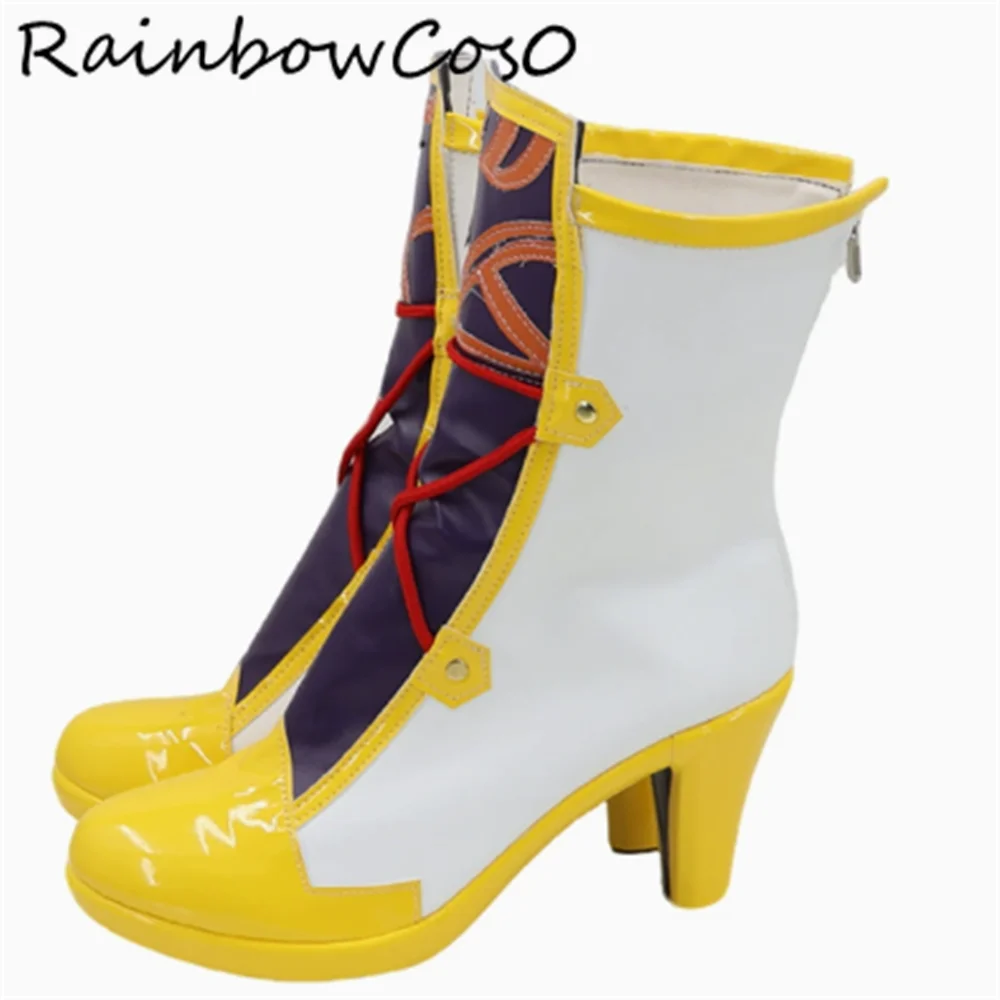 Chrono Genesis Umamusume Pretty Derby Scarpe Cosplay Stivali Gioco Anime Party Halloween RainbowCos0 W4820