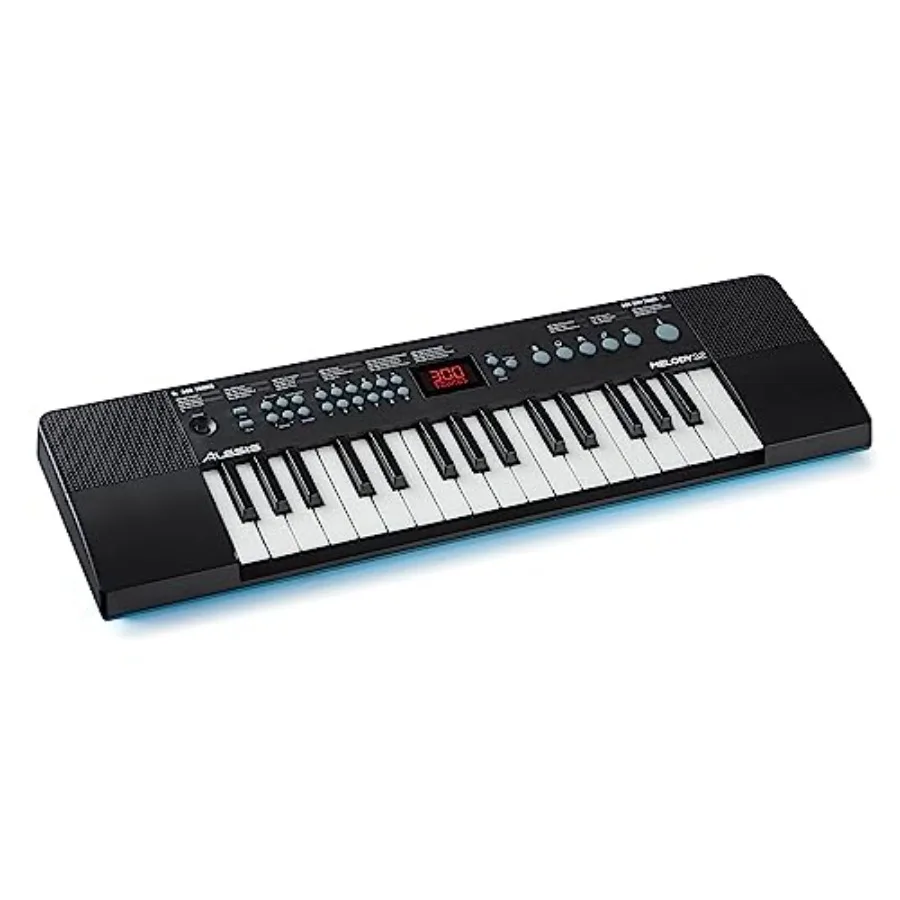 

Электронное пианино Melody 32 с 32 клавишами, динамиками, 300 звуками, 300 ритмами, 40 песнями, USB-MIDI и функцией Pia