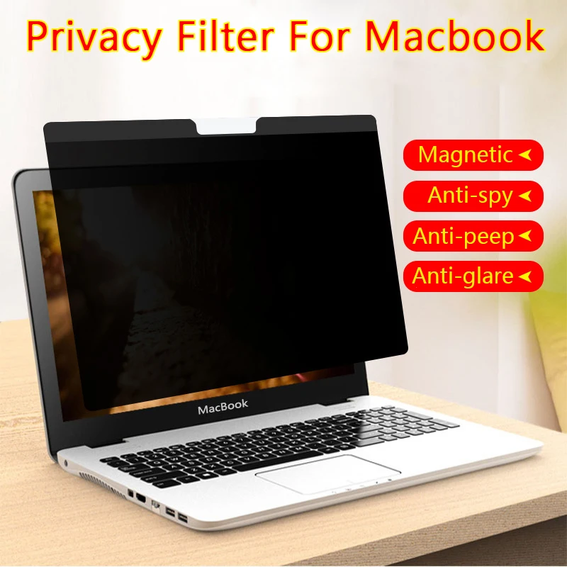 

Magnetic Privacy Screen Protector For Macbook Air 13 13.6 15 M1 M2 M3 Pro 14 16 2023 Anti-peek Protection Filter Anti-spy Film